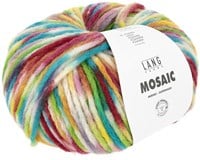Lang Yarns Mosaic 0004 Rot/Türkis/Gelb/Grün-2