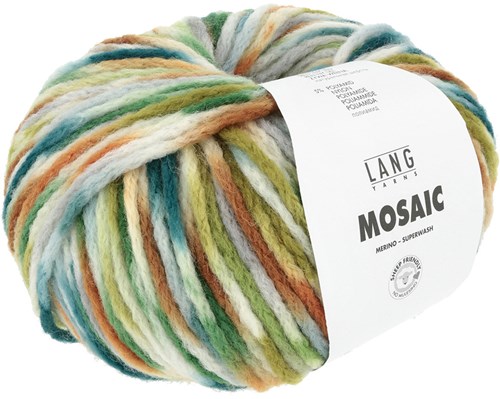 Lang Yarns Mosaic 0005 Grün/Braun/Petrol/Grau-2