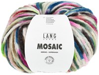 Lang Yarns Mosaic 0007 Blau/Grün/Pink/Braun