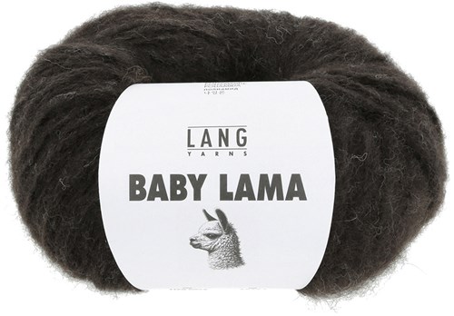 Lang Yarns Baby Lama 0068 Dunkelbraun
