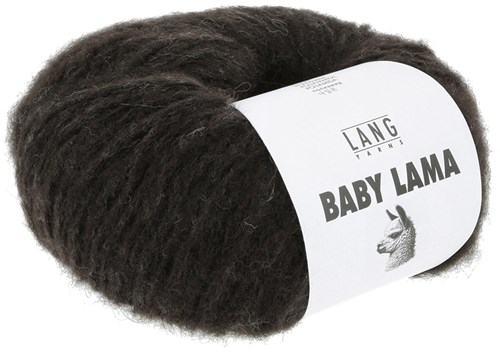 Lang Yarns Baby Lama 0068 Dunkelbraun-2