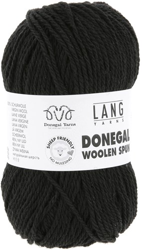 Lang Yarns Donegal Woolen Spun 0004 Schwarz-2