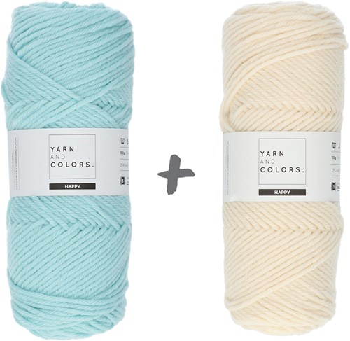Traumdecke 4.0 KAL Strickpaket 11 Jade Gravel & Cream