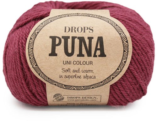 Drops Puna Uni Colour 11 Pflaume
