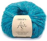 Drops Air Mix 011 Pfauenblau