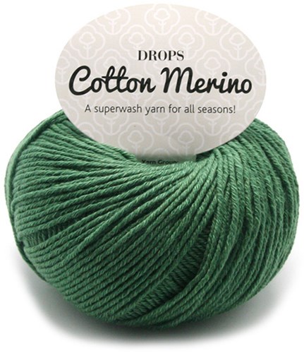 Drops Cotton Merino Uni Colour 11 Waldgrün