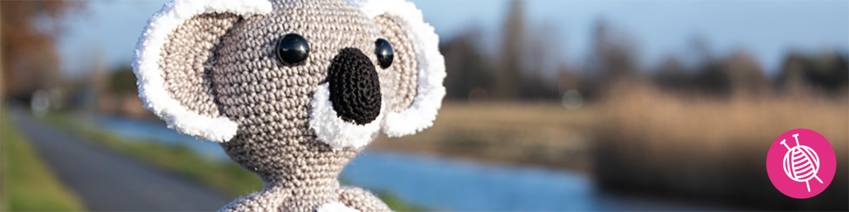 Koala häkeln – gratis Häkelanleitung für ein flauschiges Kuscheltier