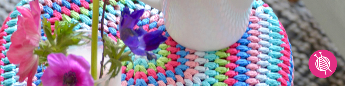 Sommerliche Stuhlhusse aus byClaire Cotton