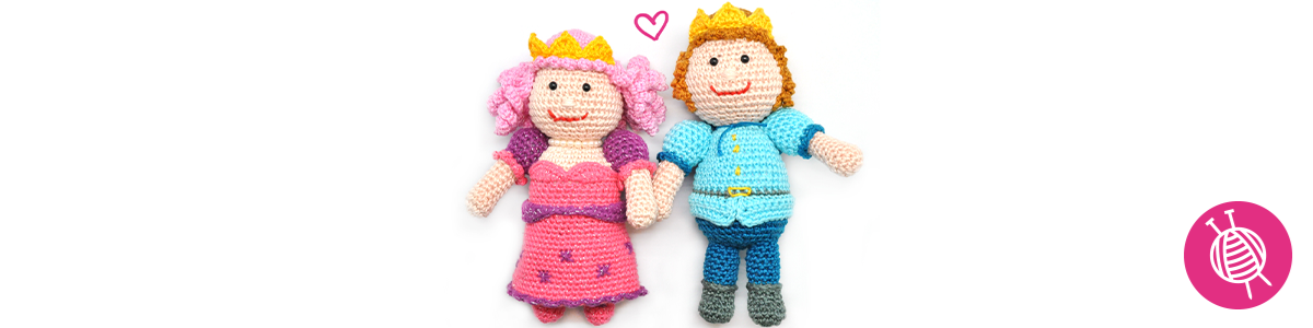 Prinzessin häkeln: süße Amigurumi!