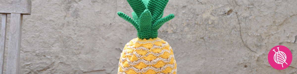 Ananas häkeln - Gratis Anleitung