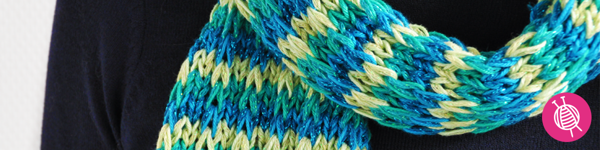 byClaire Sparkle Schal - Strickanleitung
