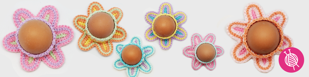 Eierbecher häkeln für Ostern