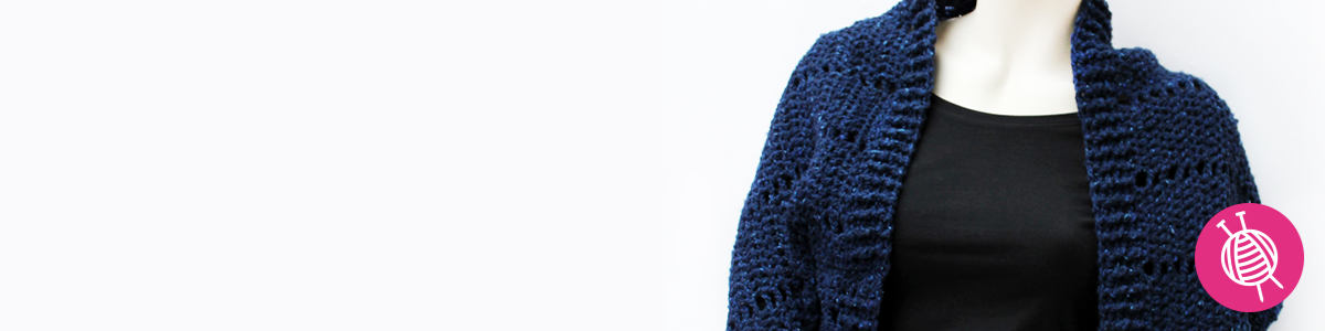 Shrug häkeln mit Lana Grossa Royal Tweed