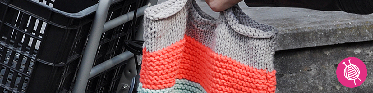 Tasche stricken