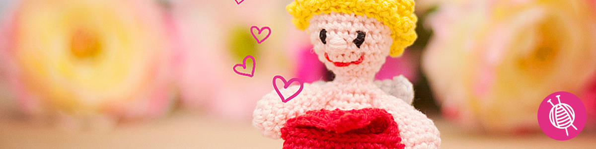 Amor Häkelanleitung - Valentinstag Bastelideen