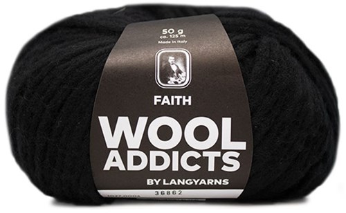 Wooladdicts Boho Soul Kapuzenschal Strickpaket 2 Black