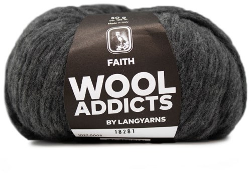 Wooladdicts Boho Soul Kapuzenschal Strickpaket 3 Grey Mélange