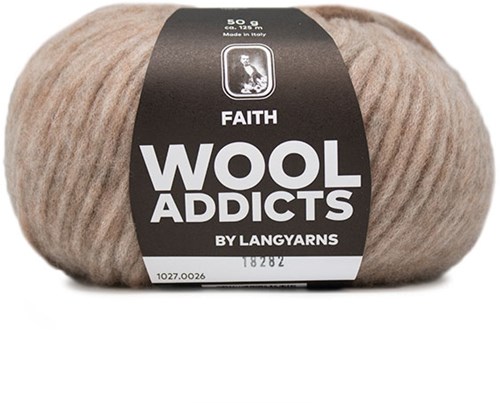 Wooladdicts Boho Soul Kapuzenschal Strickpaket 6 Beige