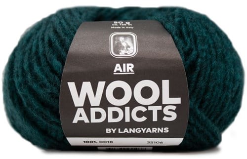 Wooladdicts City Life Pullover Strickpaket 6 M Moss Mélange