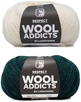 Wooladdicts Hidden Feelings Pullover Strickpaket 2 L Moss Mélange / Off-White