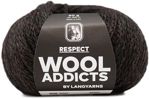 Wooladdicts Seductive Secret Strickjacke Strickpaket 8 S Dark Brown