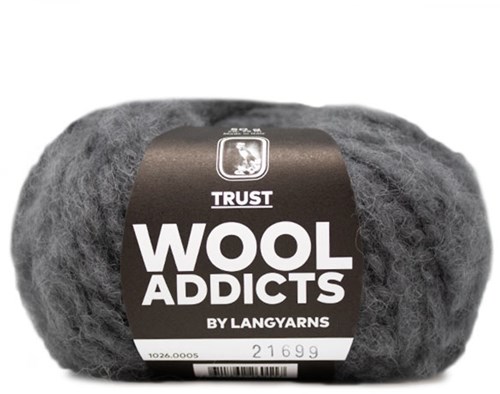 Wooladdicts Devoted Dancer Pullover Strickpaket 3 L/XL Grey Mélange