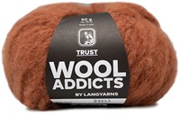 Wooladdicts Devoted Dancer Pullover Strickpaket 4 L/XL Amber Mélange