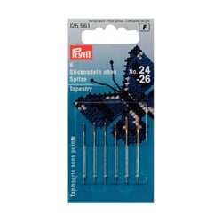 Prym Sticknadeln stumpfe Spitze Stahl No. 24-26