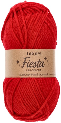 Drops Fiesta Uni Colour 12 Rot