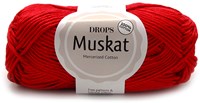 Drops Muskat Uni Colour 12 Rot