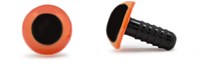 Sicherheitsaugen Orange 12mm 2 Stück
