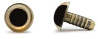 Sicherheitsaugen Gold 12mm 2 Stück