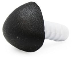 Sicherheitsnase Dreieck Soft schwarz 12mm