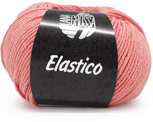 LANA GROSSA Elastico - Classique De Coton Avec Une Légère Teneur En Stretch - Fil à Tricoter à La Main En 96 % Coton Et 4 % Polyester (élite) - 50 G