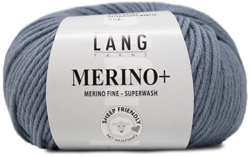 Lang Yarns Merino+ 0134 Jeans Hell