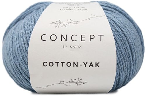 Cotton Yak Mädchenpullover Strickpaket 1 4 Jahre Light Blue