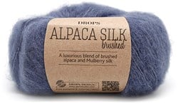 Drops Brushed Alpaca Silk Uni Colour 013 Jeansblau