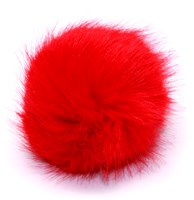 Rico Kunstfell Pompon Medium 14 Orange
