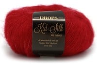 Drops Kid-Silk Uni Colour 014 Rot