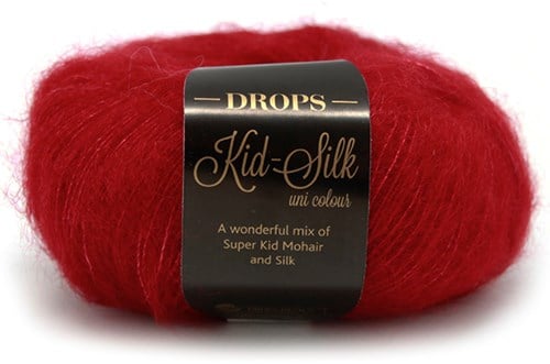 Drops Kid-Silk Uni Colour 014 Rot