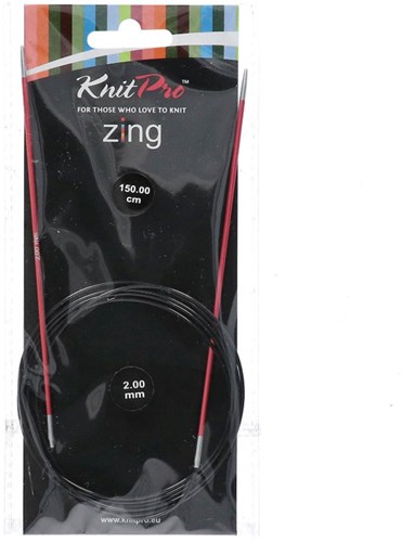 KnitPro Zing Rundstricknadeln 150cm 2,00 mm