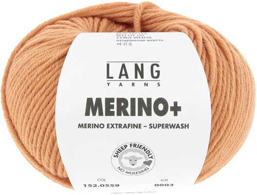 Lang Yarns Merino+ 0559 Tangerine