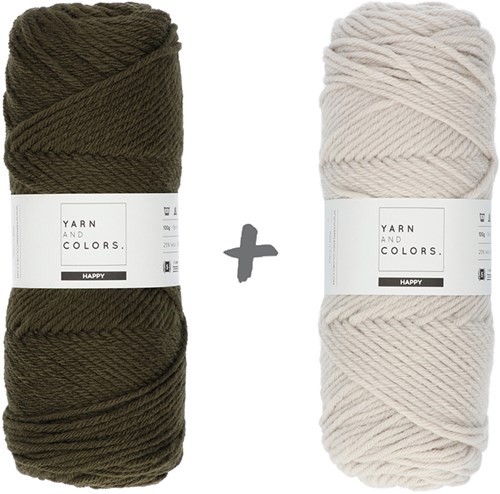 Traum Kissenrolle 4.0 Häkelpaket 15 Khaki & Birch