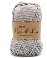 Drops Bomull-Lin Uni Colour 15 Hellgrau
