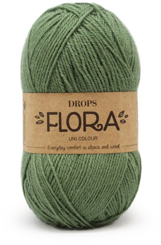 Drops Flora Uni Colour 15 Grün