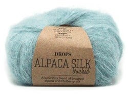 Drops Brushed Alpaca Silk Uni Colour 015 Hellseegrün