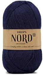 Drops Nord Uni Colour 15 Marineblau