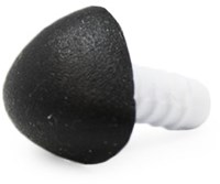 Sicherheitsnase Dreieck Soft schwarz 15mm