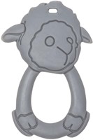 Go Handmade Beißring Schaf Grau