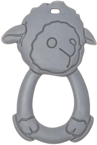 Go Handmade Beißring Schaf Grau
